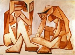 Deux femmes sur la plage Deux femmes sur la plage