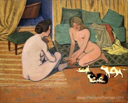 Femmes nues aux chats Femmes nues aux chats