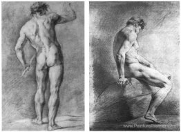 Sitter debout avec un bâton. Sitter sur un rocher Sitter debout avec un bâton. Sitter sur un rocher