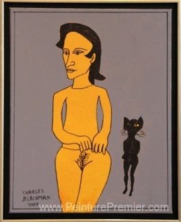 Nu et chat Nu et chat