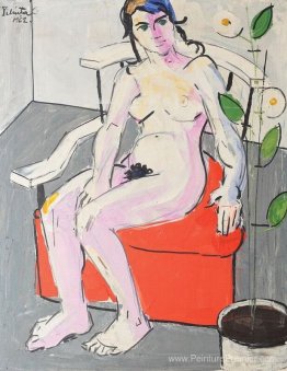 Nu avec fleur Nu avec fleur