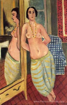 Odalisque debout reflété dans un miroir Odalisque debout reflété dans un miroir