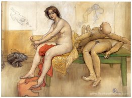 Le modèle sur la table Le modèle sur la table