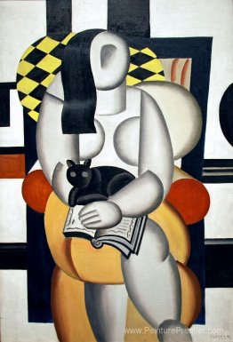 Femme avec un chat Femme avec un chat