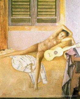 Nu avec une guitare Nu avec une guitare