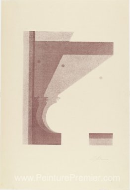 Trois profils, celui de la verticale du milieu (profil drei, das Trois profils, celui de la verticale du milieu (profil drei, das