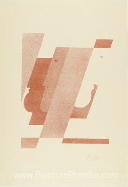 Trois profils verticaux, un pointant vers la droite (profil Drei Trois profils verticaux, un pointant vers la droite (profil Drei