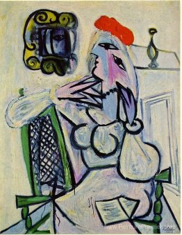 Femme avec un chapeau rouge Femme avec un chapeau rouge
