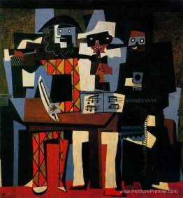 Musiciens avec des masques Musiciens avec des masques