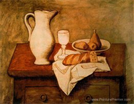 Nature morte avec la cruche et le pain Nature morte avec la cruche et le pain
