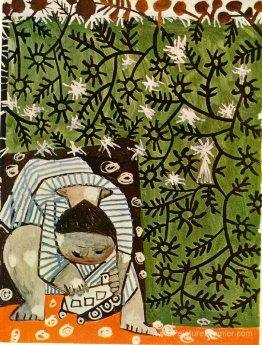 Enfant jouant à Camomilles Enfant jouant à Camomilles