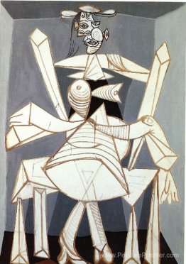 Femme assise dans un fauteuil Femme assise dans un fauteuil
