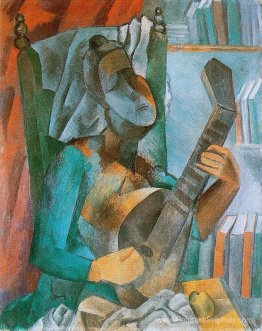 Femme avec une mandoline Femme avec une mandoline