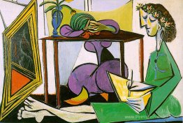 Intérieur avec des filles dessin Intérieur avec des filles dessin