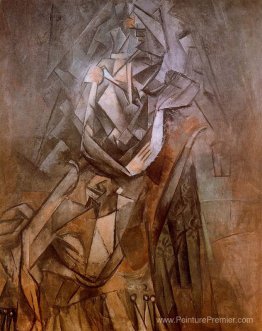 Femme assise dans un fauteuil Femme assise dans un fauteuil