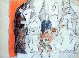 Les filles d'Avignon (étude) Les filles d'Avignon (étude)