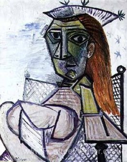 Femme assise dans un fauteuil Femme assise dans un fauteuil