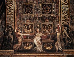 Trois vierges stupides flanquées d'Adam et Eve Trois vierges stupides flanquées d'Adam et Eve