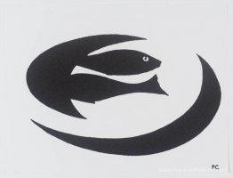 Deux poissons sur une assiette Deux poissons sur une assiette