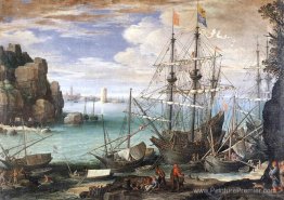 Vue d'un port Vue d'un port