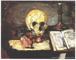 Nature morte avec crâne, bougie et livre Nature morte avec crâne, bougie et livre