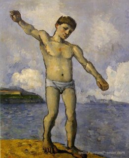 Bather avec des bras tendus Bather avec des bras tendus