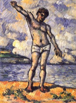 Homme debout, bras étendus Homme debout, bras étendus