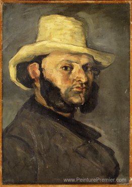 Gustave Boyer dans un chapeau de paille Gustave Boyer dans un chapeau de paille