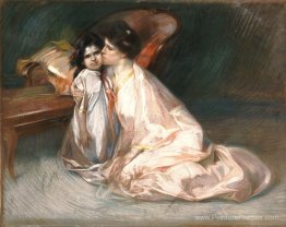Mère avec fille Mère avec fille