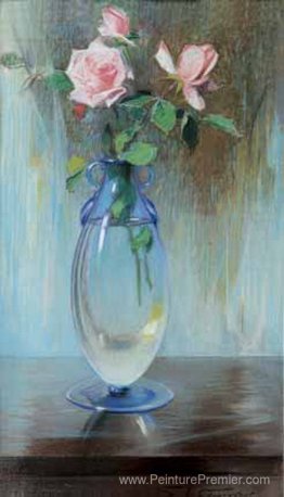Vase avec des roses Vase avec des roses