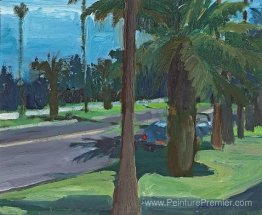 Paysage avec des arbres, Santa Monica Paysage avec des arbres, Santa Monica