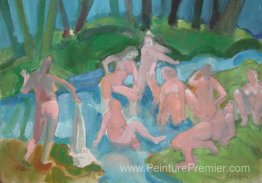 Baigneurs après Cezanne II Baigneurs après Cezanne II