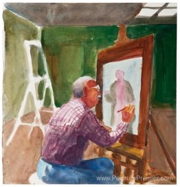 Peinture autoportrait Peinture autoportrait
