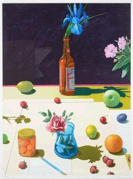 Nature morte avec bourgeon Nature morte avec bourgeon