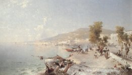 Vietri Sul Mare, regardant Salerne Vietri Sul Mare, regardant Salerne