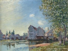 Le pont à l'effet de l'après-midi Moret Le pont à l'effet de l'après-midi Moret