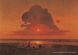 Coucher de soleil rouge Coucher de soleil rouge