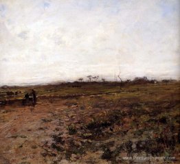 Paysage avec deux paysannes Paysage avec deux paysannes