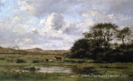 Un paysage avec des vaches Un paysage avec des vaches