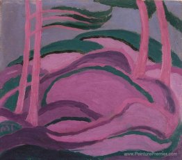 Paysage violet Paysage violet