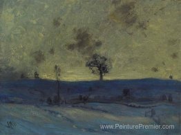 Champs de neige, soir Champs de neige, soir