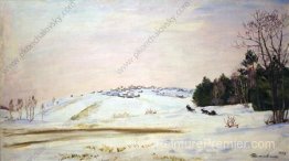 Village Potryasovo en hiver Village Potryasovo en hiver