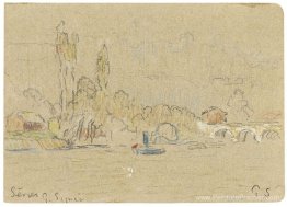 La Seine près de SEVRES La Seine près de SEVRES