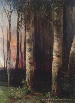 Feu dans les bois Feu dans les bois