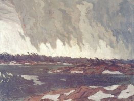 Storm de mars, baie géorgienne Storm de mars, baie géorgienne