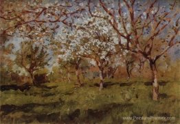 Pommiers en fleur Pommiers en fleur