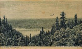 Des rives de la rivière Kama près de Yelabuga Des rives de la rivière Kama près de Yelabuga