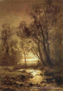 Ruisseau dans une forêt Ruisseau dans une forêt