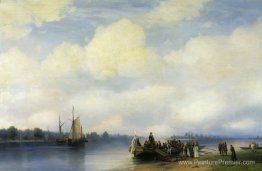 Arrivée de Peter I sur la Neva Arrivée de Peter I sur la Neva