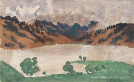 Paysage avec une rivière (Norvège entre Bergen et Christiensia) Paysage avec une rivière (Norvège entre Bergen et Christiensia)